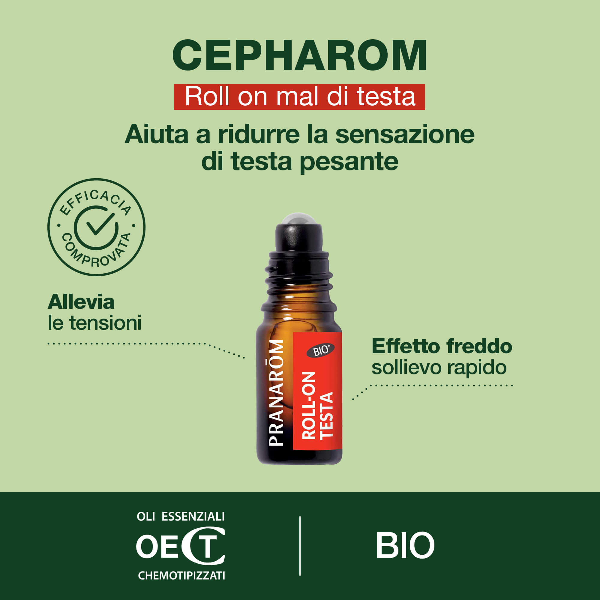 Roll-on per il mal di testa - Bio