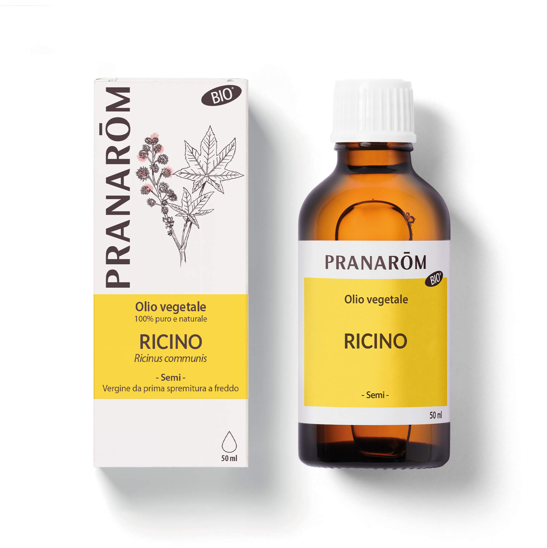 Olio Vegetale di Ricino - 50 ml - Bio