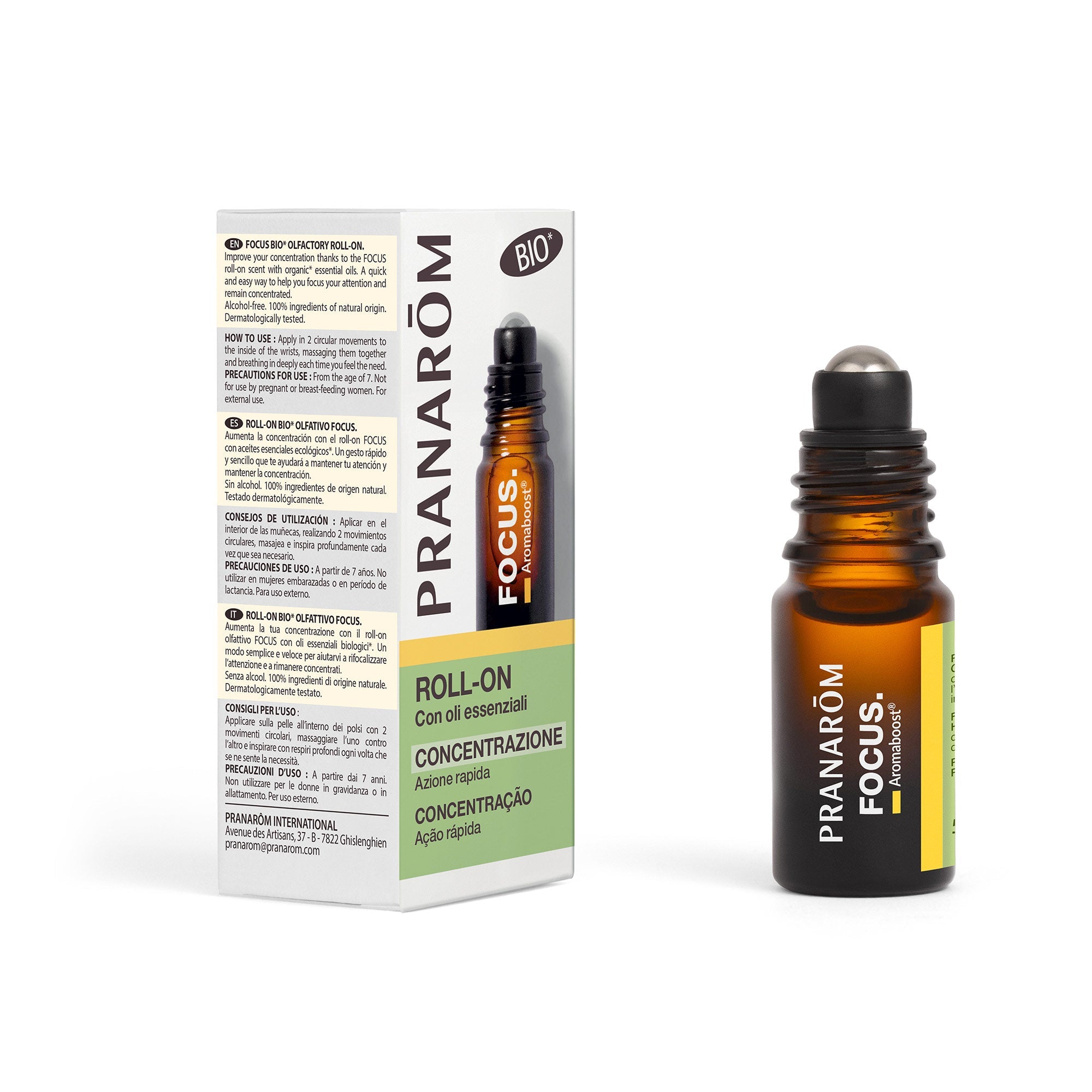 Aromaboost roll-on FOCUS - Bio