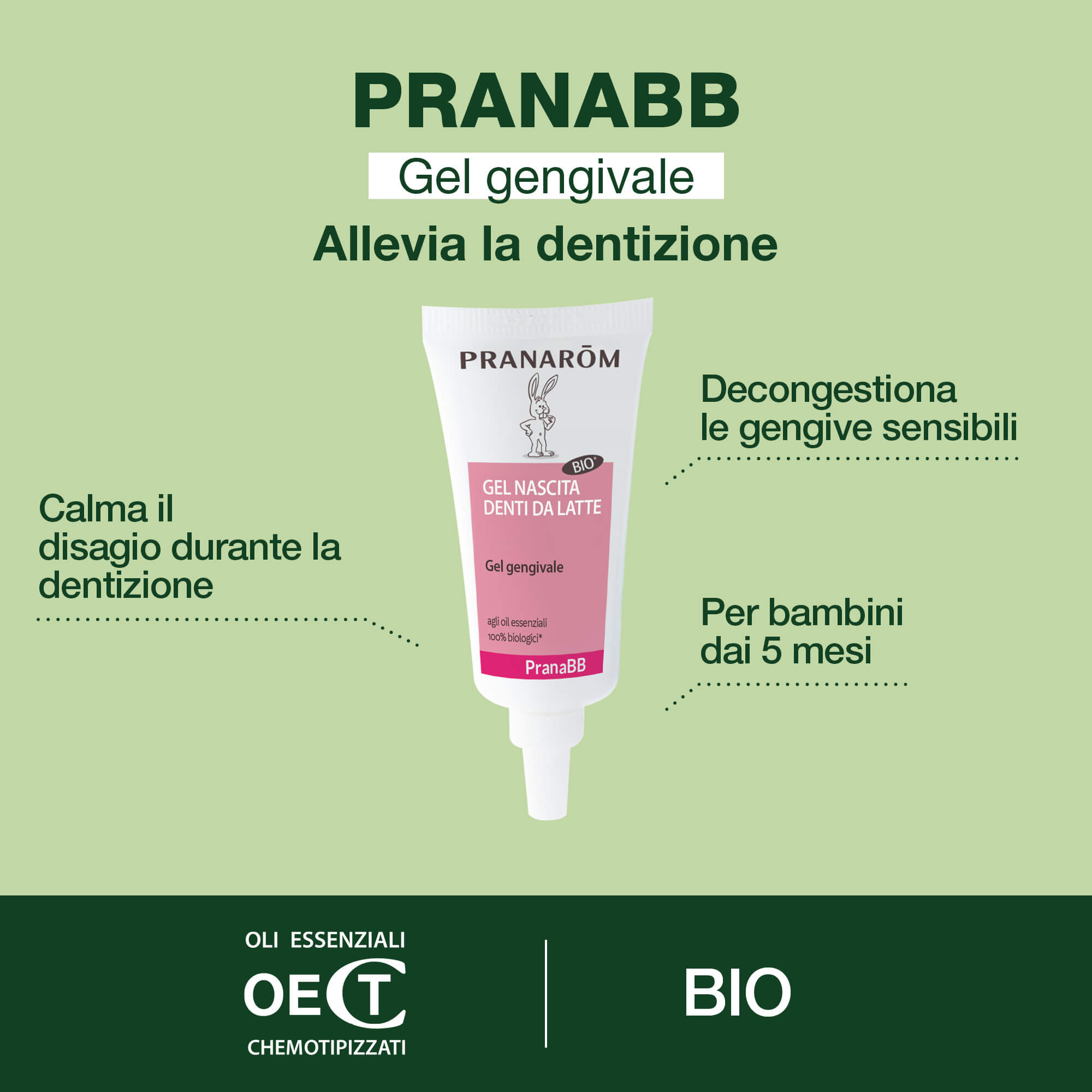Gel eruzione dei denti da latte - Bio
