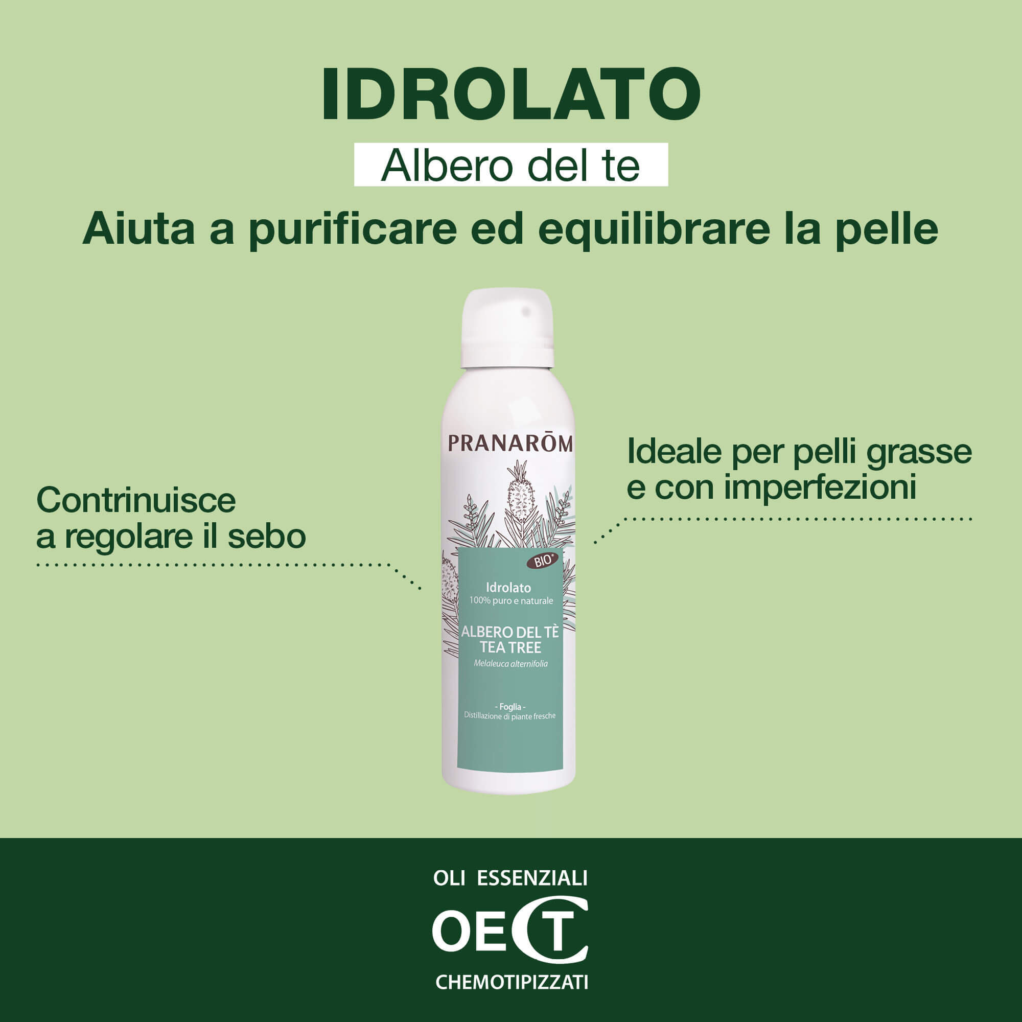 Idrolato Albero del tè Tea Tree - Bio