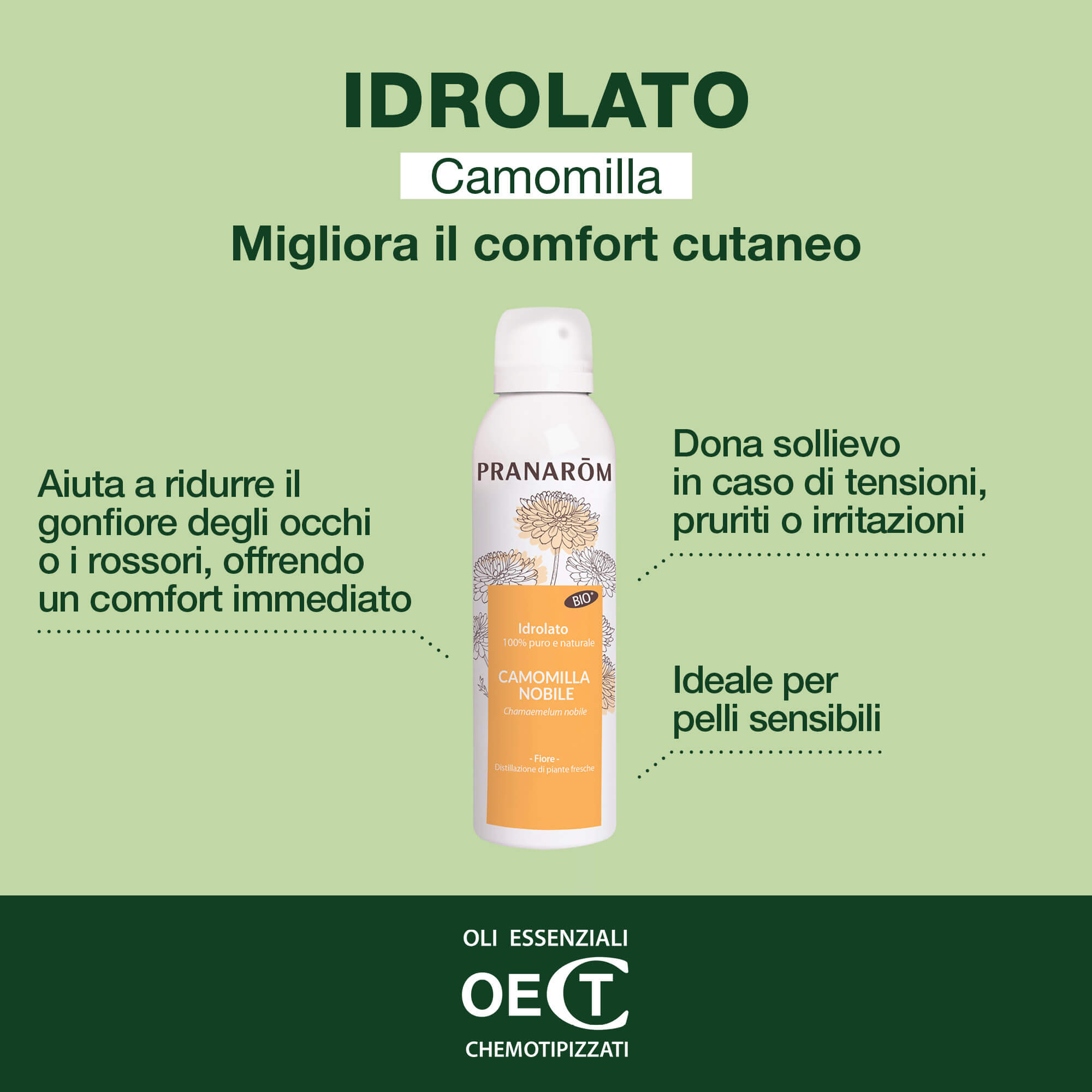 Idrolato Camomilla nobile - Bio