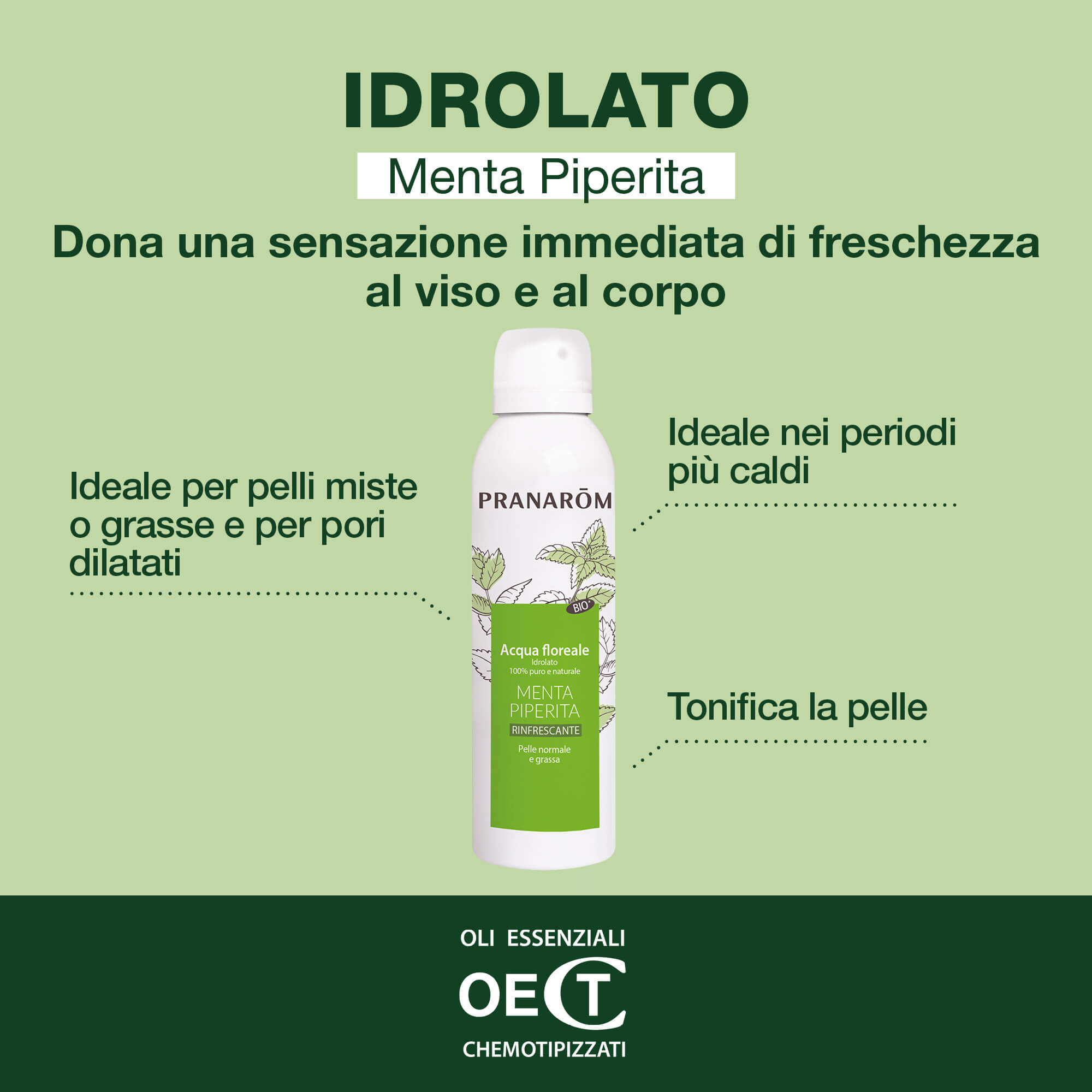 Idrolato di menta piperita - Bio