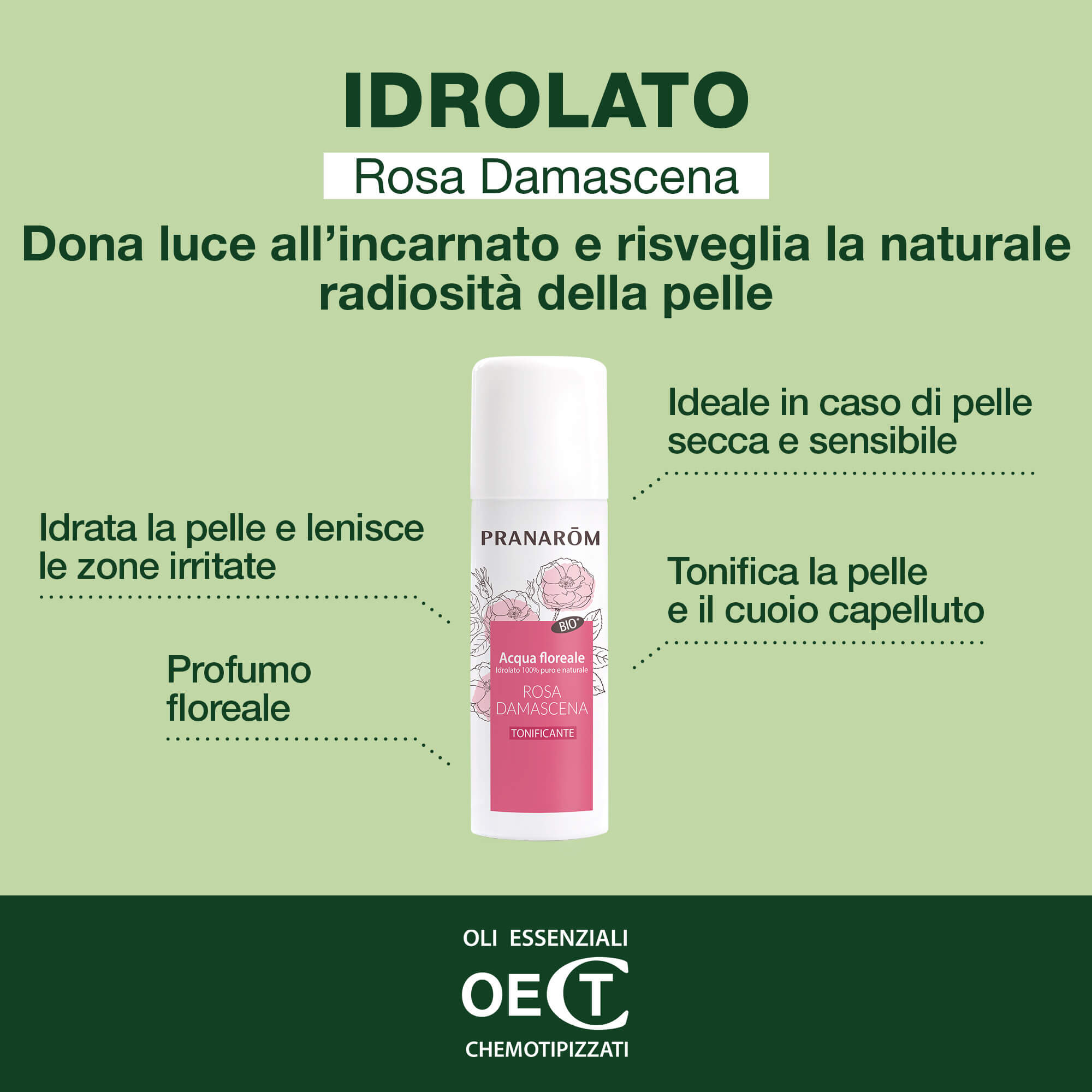 Idrolato Rosa Damascena - Bio